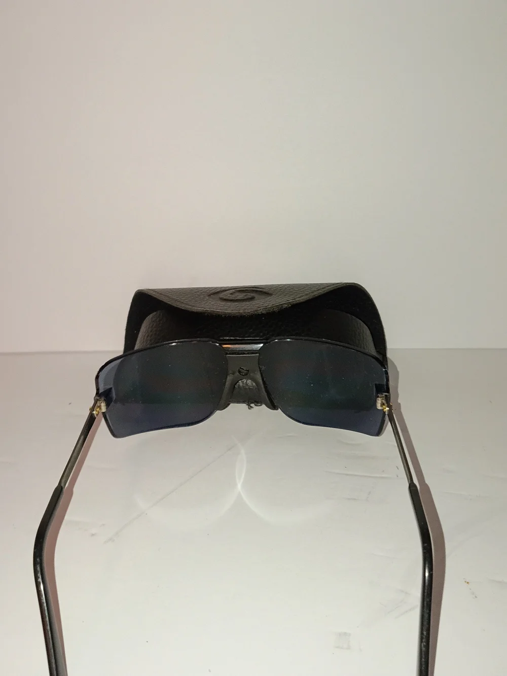 Vintage Gargoyles Classic 85 Sunglasses Terminator Arnold 1980s Shield USA WCase